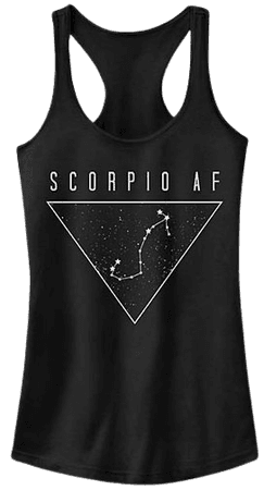 Fifth Sun Black Scorpio AF Racerback Tank - Women | Best Price and Reviews | Zulily