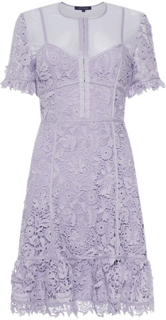 Binadari Cabello Lace Dress Cosmic Sky– French Connection US