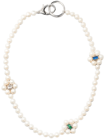 Hatton Labs freshwater pearl embellished necklace - FARFETCH