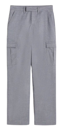 Straight Cargo Pants - Grey - Ladies | H&M US