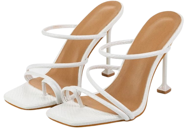 white sandal
