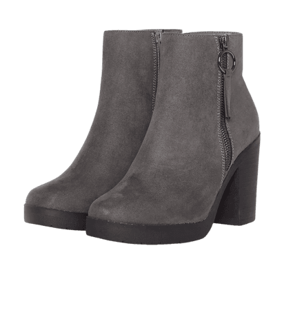Grey ‘Abby’ Boots | Dorothy Perkins
