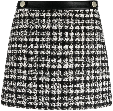 Alice+Olivia Tweed Mini Skirt - Farfetch
