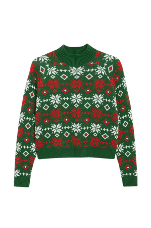 Holiday sweater - Green - Christmas jumpers - Monki