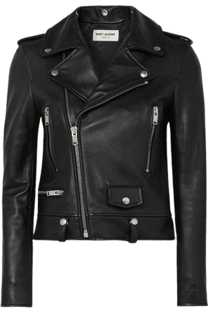 SAINT LAURENT | Leather biker jacket | NET-A-PORTER.COM