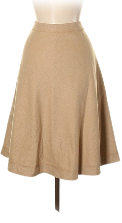 Tan Wool Skirt