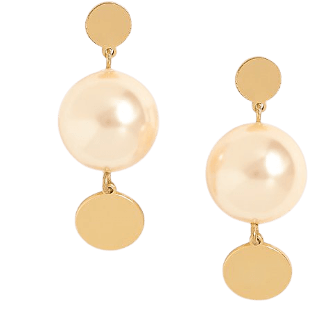 J.Crew: Pearl Drop Earrings For Women