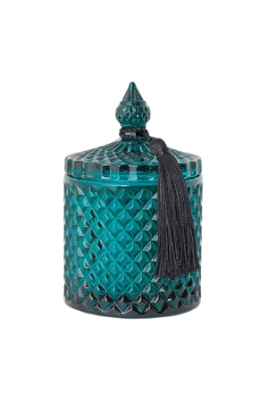 Scented Candle in Glass Jar - Dark green/Bergamot - Home All | H&M CA