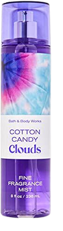 Amazon.com : Bath & Body Works COTTON CANDY CLOUDS Fine Fragrance Mist - Value Pack Lot of 3 - Full Size : Beauty & Personal Care