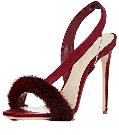 maroon heels $150