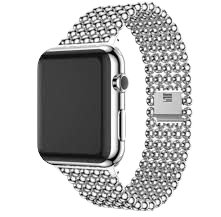 silver apple watch band - Google Search