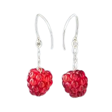 raspberry earrings - Google Search