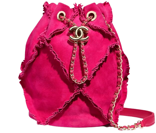 hot pink Chanel backpack