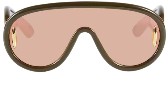 Oversized Aviator Sunglasses in Pink - Loewe | Mytheresa