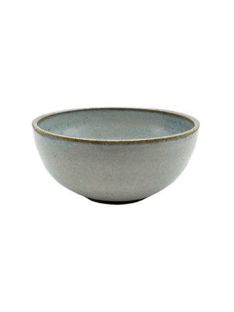 Blue soup bowl Ceramic cereal bowl Grey bowl | Etsy