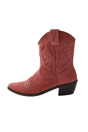 UO Lynn Suede Cowboy Boot | Urban Outfitters