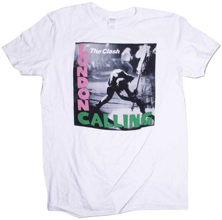 The Clash T Shirt - London Calling Cover | Punk T shirts from Old Skool Hooligans