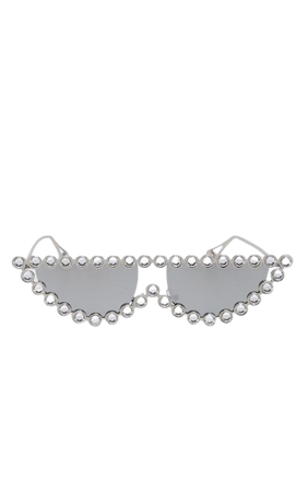 Revo Lens Diamante Frame Cat Sunglasses | PrettyLittleThing