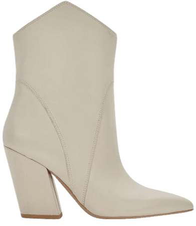 NESTLY BOOTIES IN IVORY LEATHER – Dolce Vita
