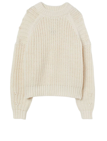 Knit Sweater - Cream - Ladies | H&M CA
