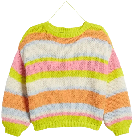 VERO MODA Laney Stripe Pullover Sweater | Nordstrom