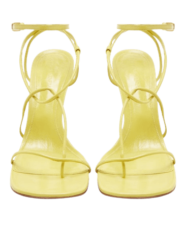 yellow heels sandals