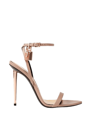 TOM FORD Padlock leather sandals