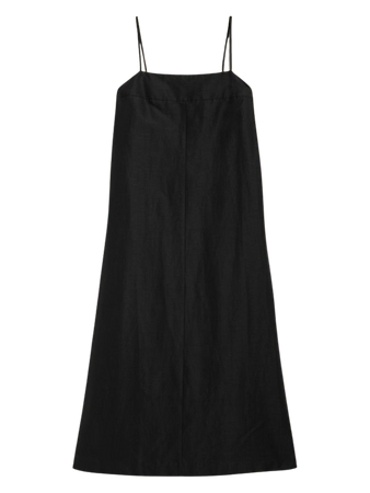 Silk-Linen Maxi Dress | Banana Republic