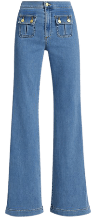 Shop Ramy Brook Candice Flare Leg Jeans | Saks Fifth Avenue