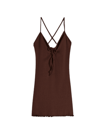 Striped mini dress - Dresses - Woman | Bershka
