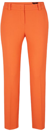 Crêpe Trousers in Orange - in the windsor. Online-Shop