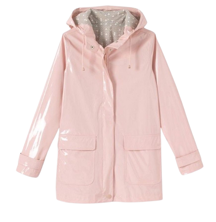 baby pink raincoat rain coat jacket