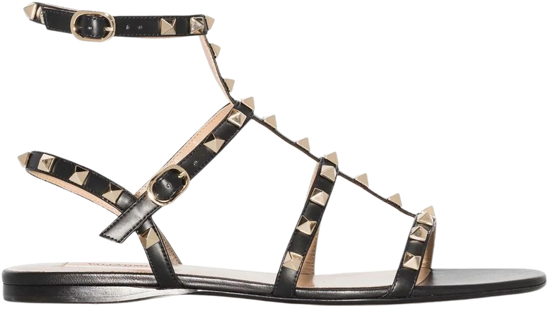 Valentino Garavani Rockstud Caged Sandals - Farfetch