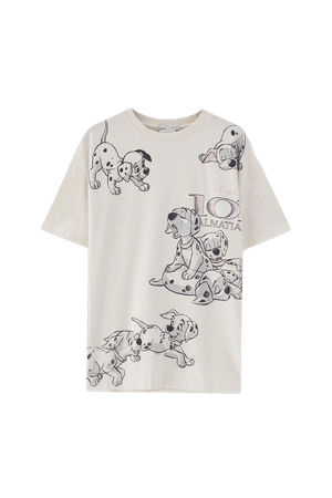 101 Dalmatians T-shirt - ecologically grown cotton (at least 50%) - pull&bear