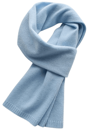 baby blue scarf