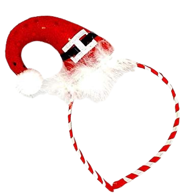 Albertino Santa Claus Christmas Hat Headband Red: Beauty