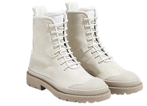 White snow boots