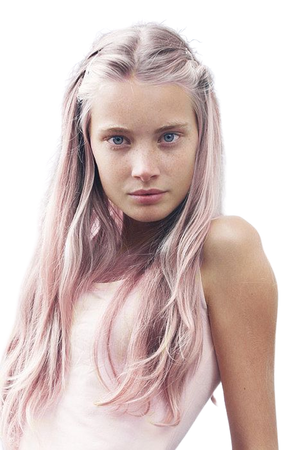 pretty white girl with pink hair - Google Search