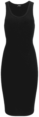 Knit Back Cutout Sleeveless Mini Dress | Express