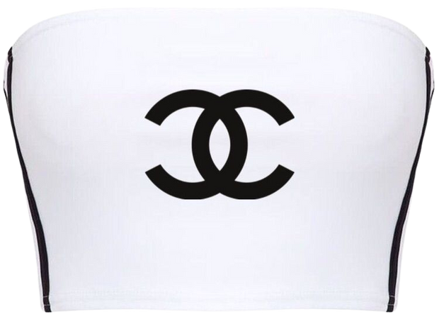 Chanel White Tube Top