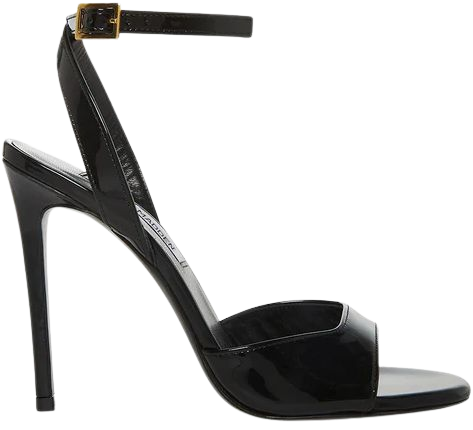 NARYSSA Black Patent Strappy Heel | Women's Heels – Steve Madden