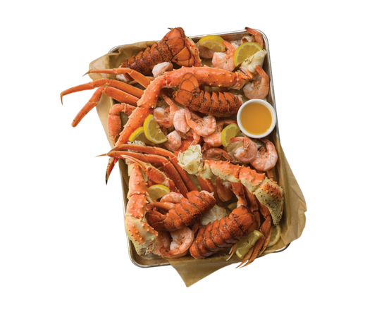 *clipped by @luci-her* King Crab Shrimp Lobster Tails