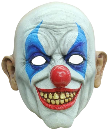 Halloween clown circus mask