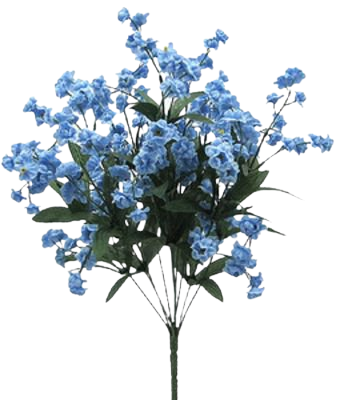pale blue flowers png filler plant