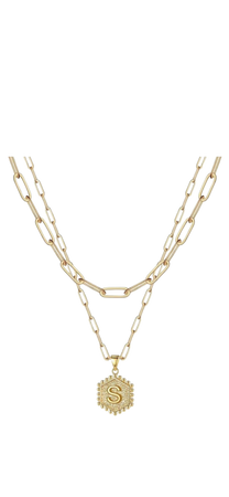 Initial Paperclip Necklace