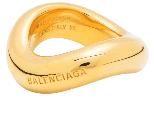 Balenciaga Loop Engraved Ring - Farfetch