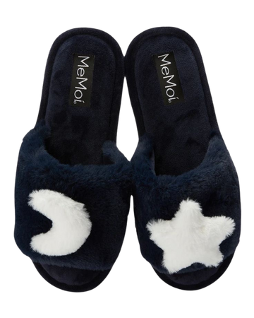 midnight blue slippers