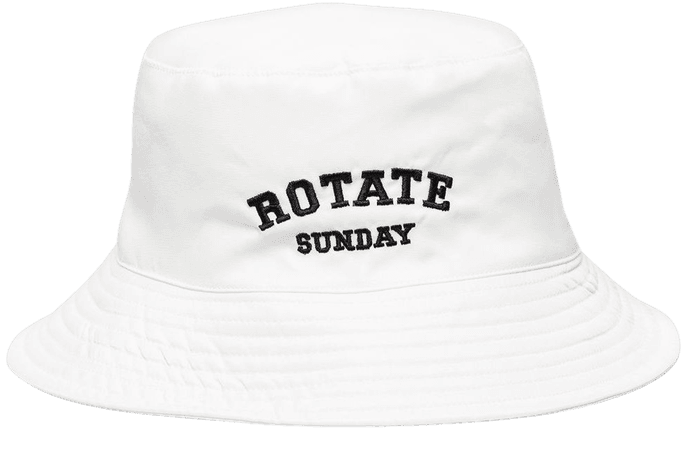 ROTATE Bianca Sunday logo-embroidered Bucket Hat - Farfetch