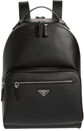 Prada Saffiano Leather Travel Backpack | Nordstrom