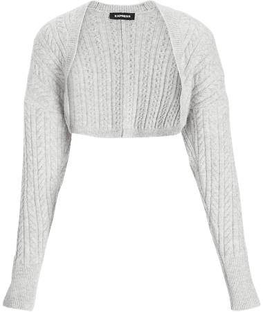 Cable Knit Sweater Shrug | Express